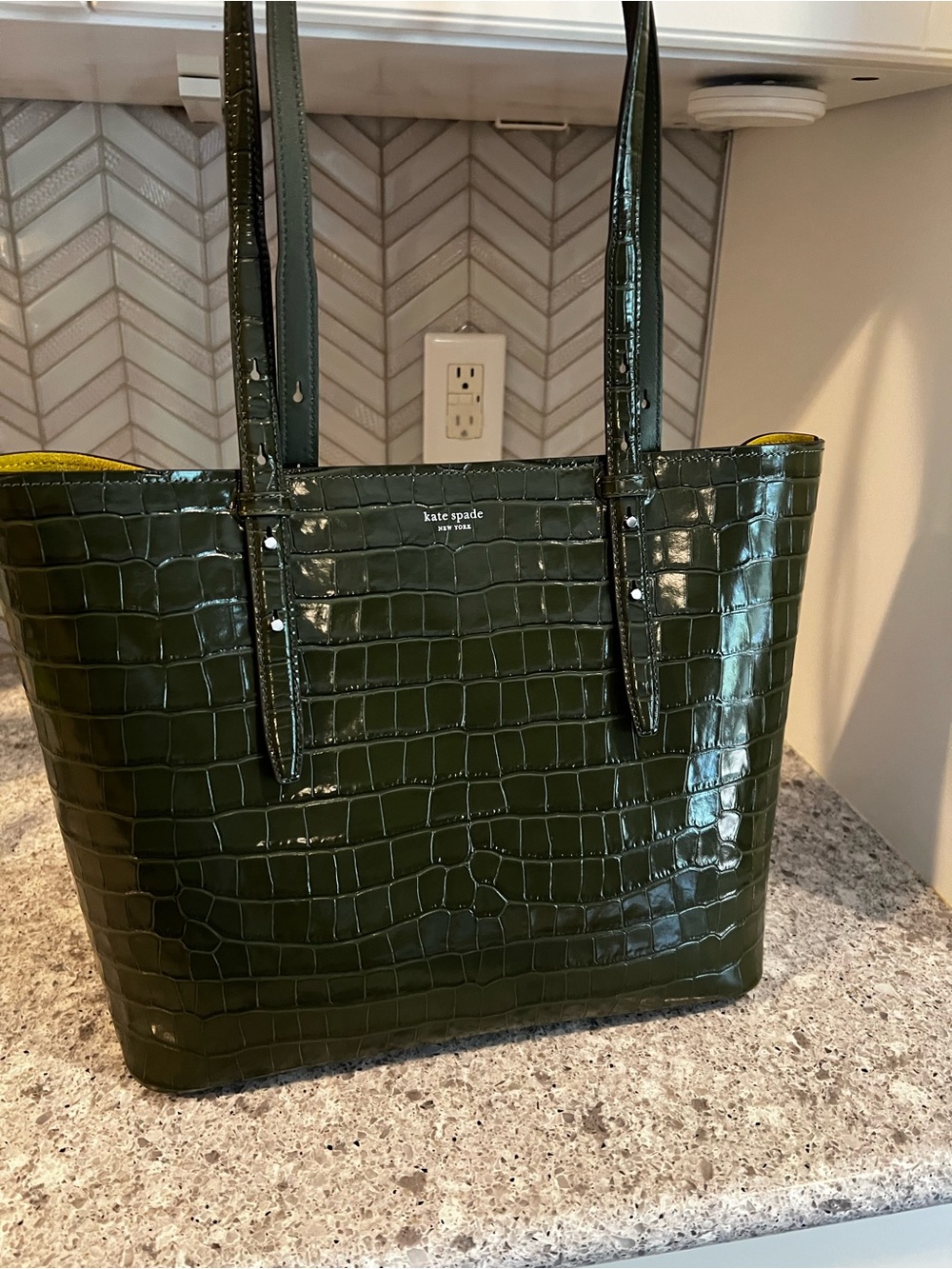 Kate Spade Do It All Croc Carryall